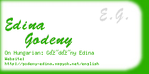 edina godeny business card